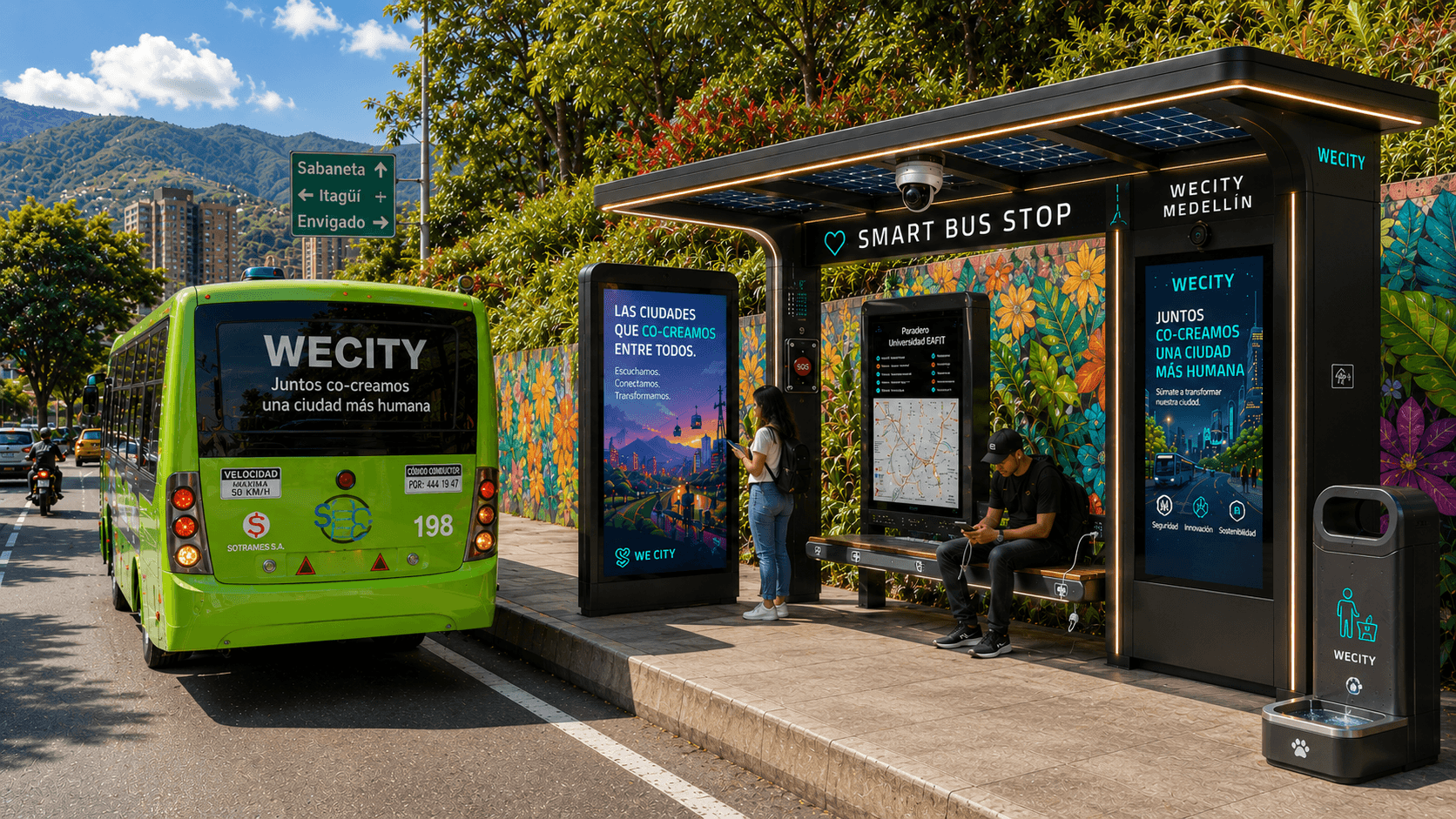 Paraderos de Buses Inteligentes