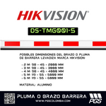 BRAZO DE BARRERA LEVADIZA RECTO OCTOGONAL HIKVISION DS-TMG001-5 / DS-TMG00X-5/TMG51X