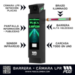 BARRERA LEVADIZA + CÁMARA LPR TODO EN UNO