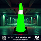 Cono de Tráfico  Vial 70 cm – PVC Flexible